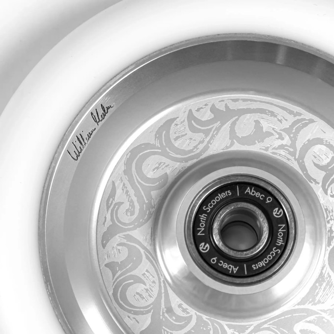 North William holm Signature Pro Scooter Wheels (110mm|Raw/White)