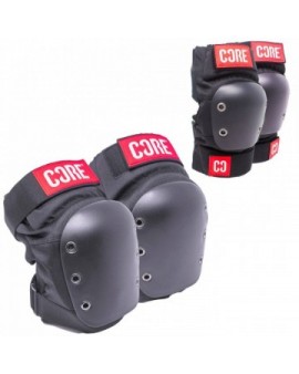 CORE Pro Street Knee And Elbow Skate Pads (M|Black)