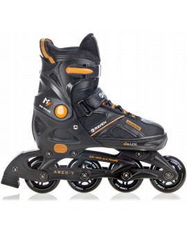 2-in-1 Inline Skates Raven Pulse Black/Orange