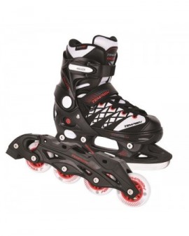 Tempish Clips Duo Adjustable Ice/Inline Skates Size 37-40