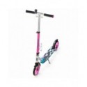 Foldable scooter Raven Galaxia 200mm with bell, bottle holder and LED core