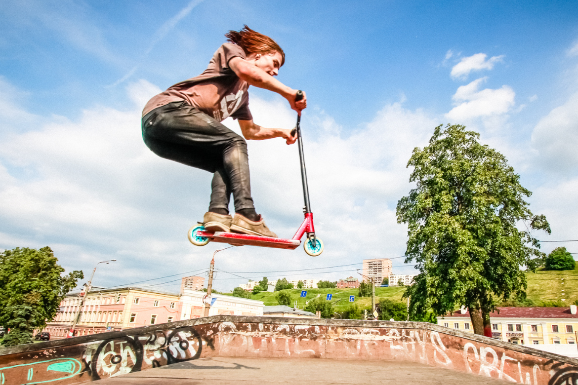 Difference between stunt scooter and regular urban scooter